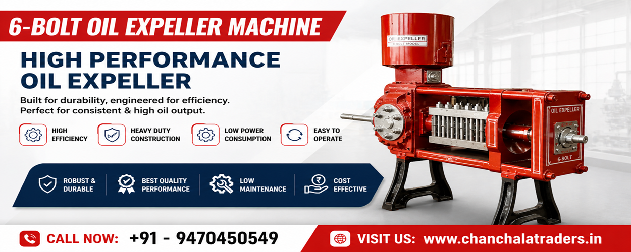 6-bolt oil expeller
