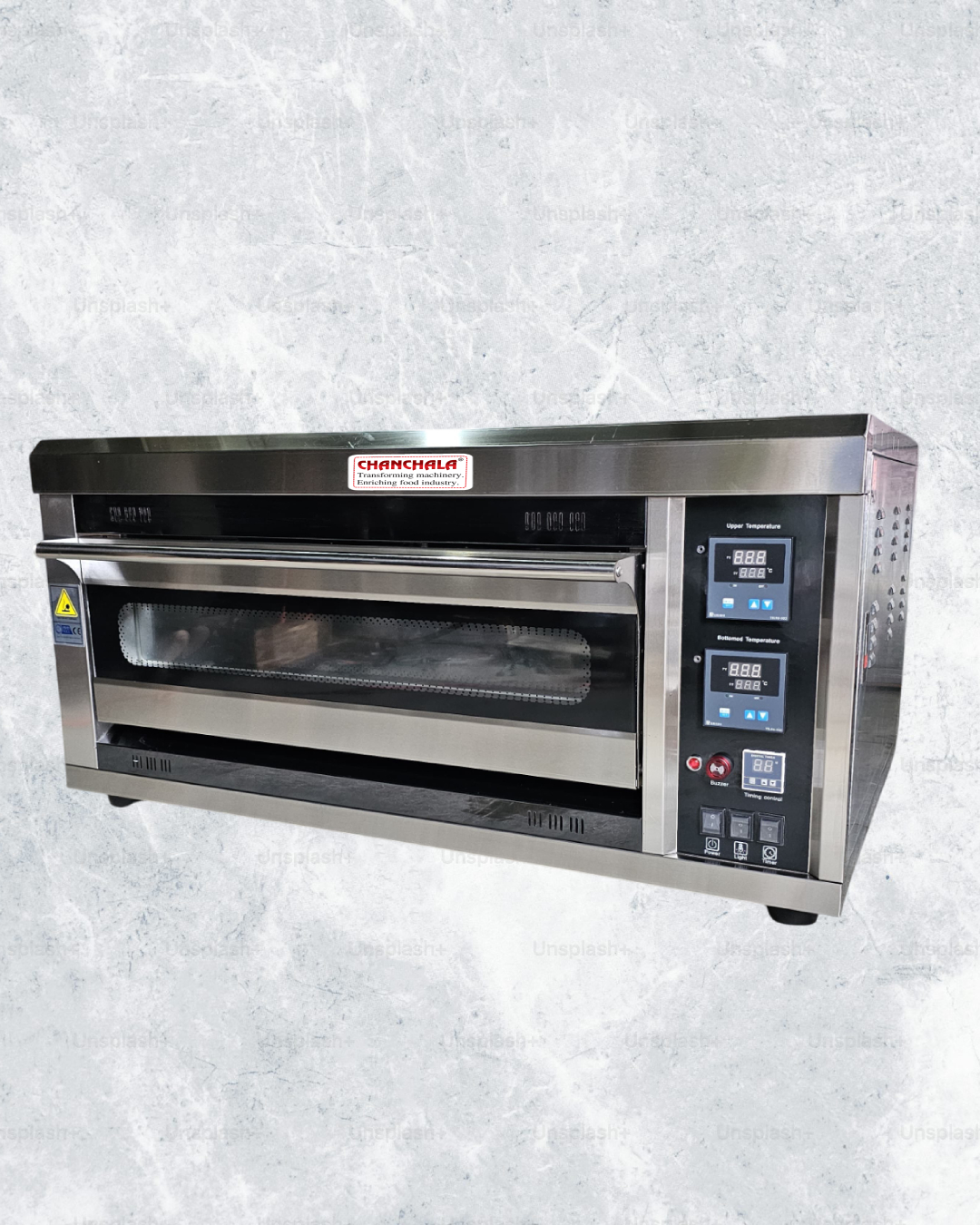 1 deck 2 tray deck oven