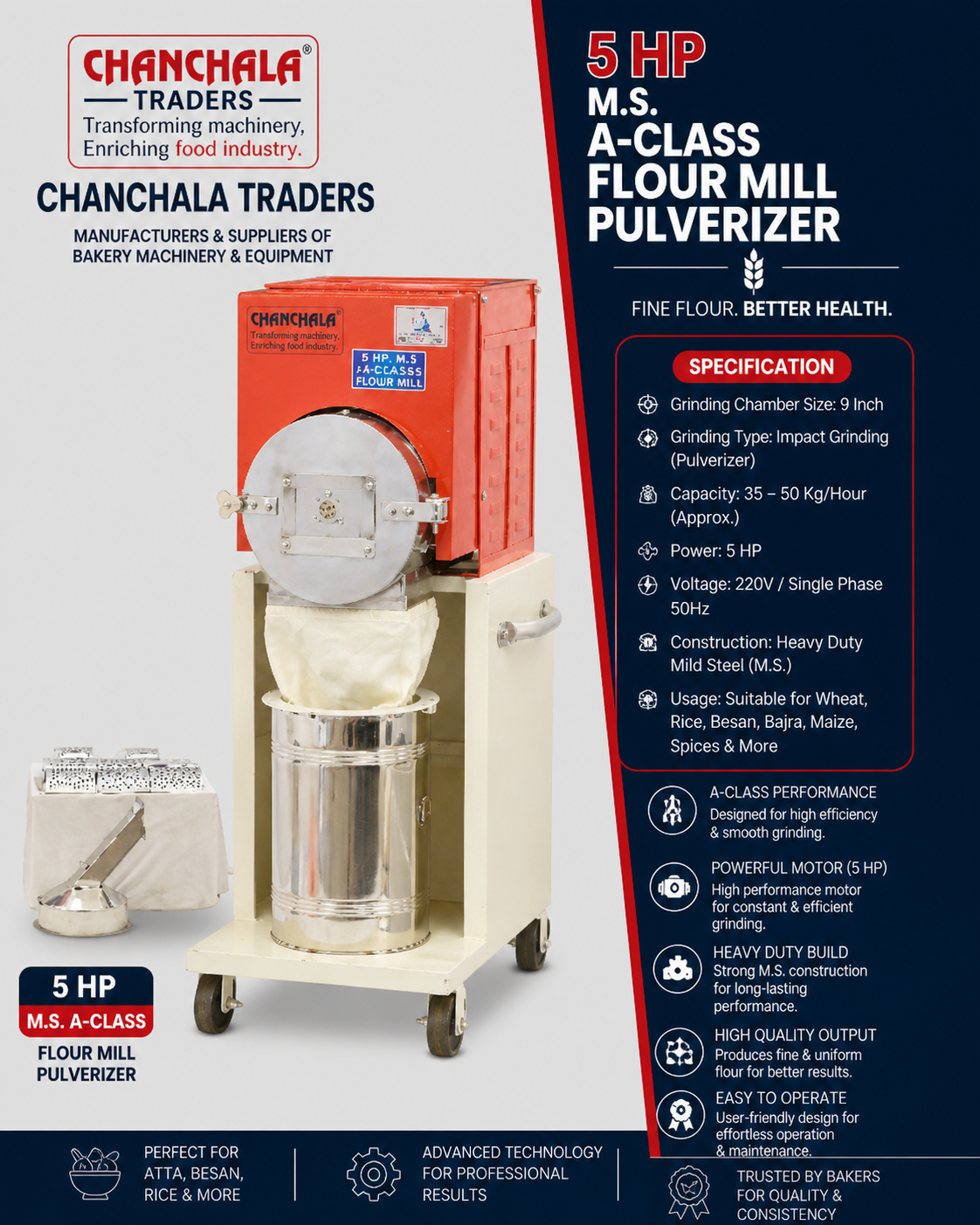 
5 hp ms pulverizer